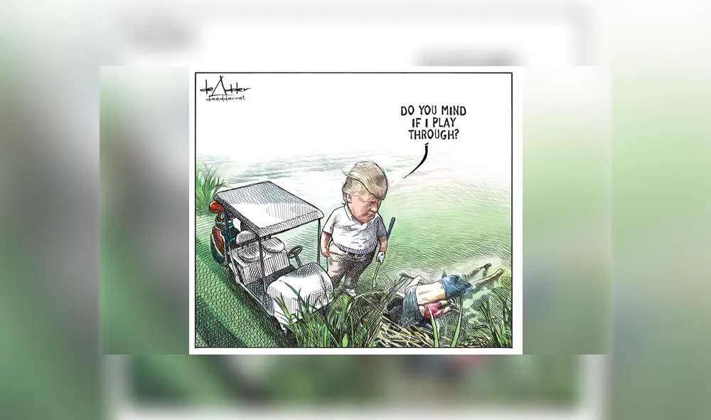 Canadá: Artista es despedido por realizar caricatura de ‘Óscar y Valeria’ junto a Donald