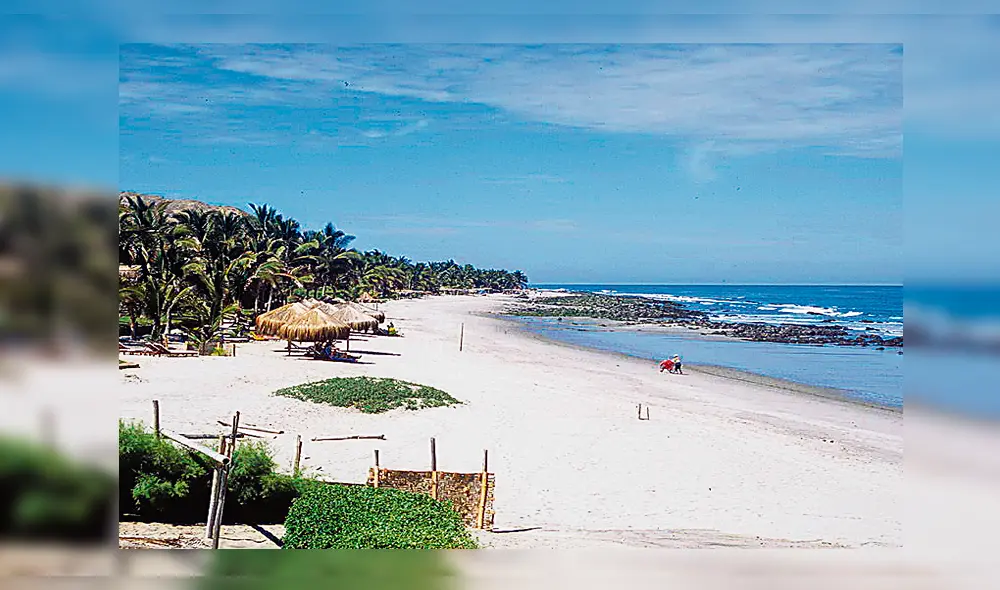 Playa de Vichayito.