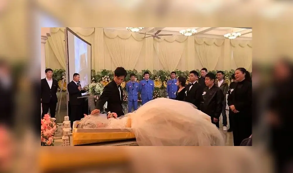 Hombre se casa con el cadáver de su novia, quien falleció víctima de cáncer [FOTOS]