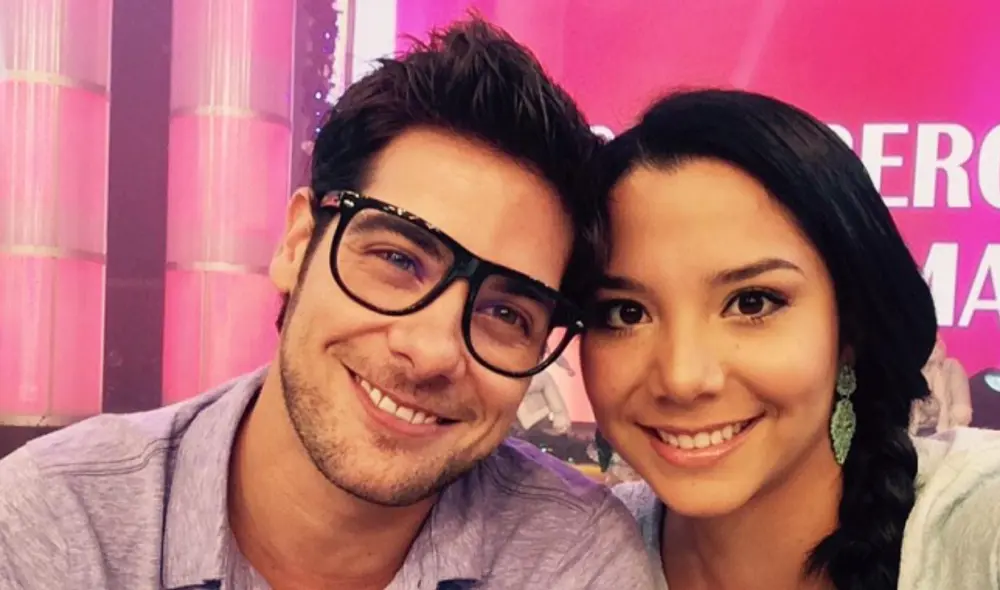 Mayra Couto y Andrés Wiese compartieron set en Al Fondo Hay Sitio