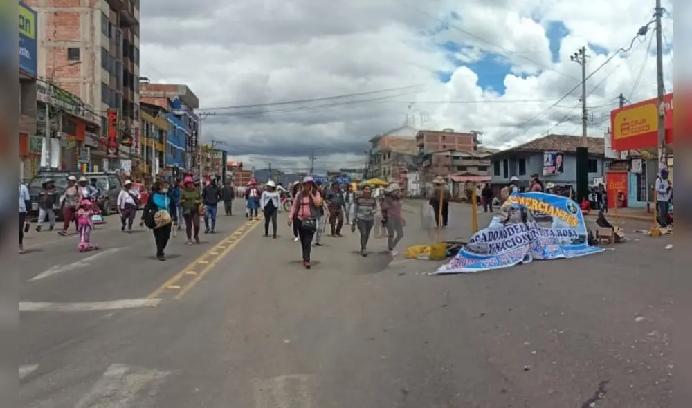 paro macroregional en Cusco dejó sin transporte la ciudad. Foto LR