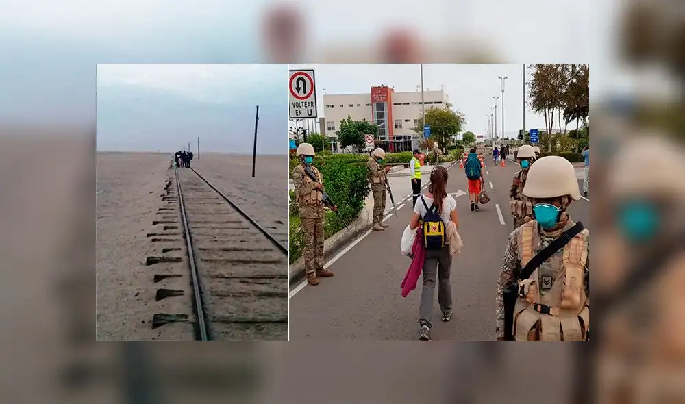 Ciudadanos haitianos intentan huir de Chile hacia Perú, pero las fronteras cerradas entre ambos países lo impide.