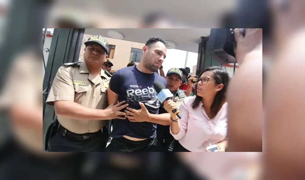Edinson Jesús Romero Montiel admitió que golpeó a su pareja, pero dijo estar arrepentido. (Foto Michael Ramón / La República) Edinson Jesús Romero Montiel admitió que golpeó a su pareja, pero dijo estar arrepentido. (Foto Michael Ramón / La República)