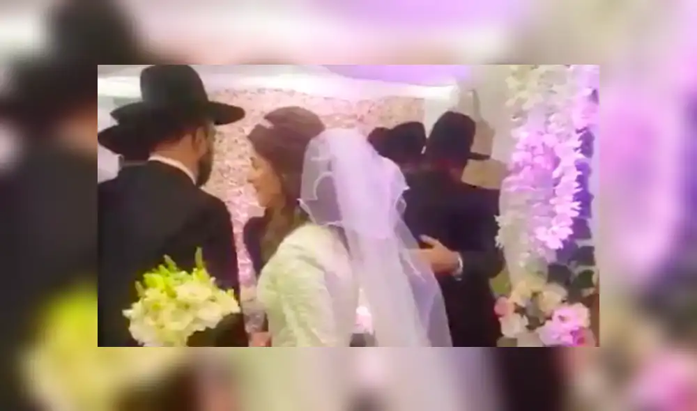 Detuvieron a una pareja de novios por contraer matrimonio en plena cuarentena por COVID-19. Foto: Captura Detuvieron a una pareja de novios por contraer matrimonio en plena cuarentena por COVID-19. Foto: Captura