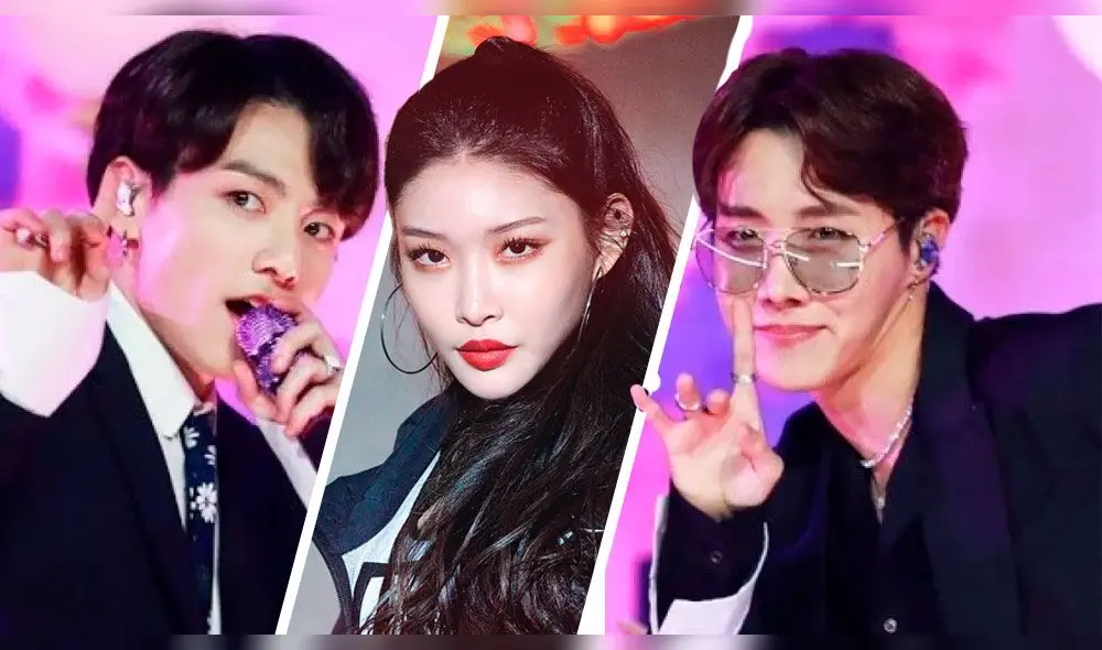 JungKook, ChungHa y J-hope iniciaron sus carreras como bailarines de respaldo para otros idols K-pop.