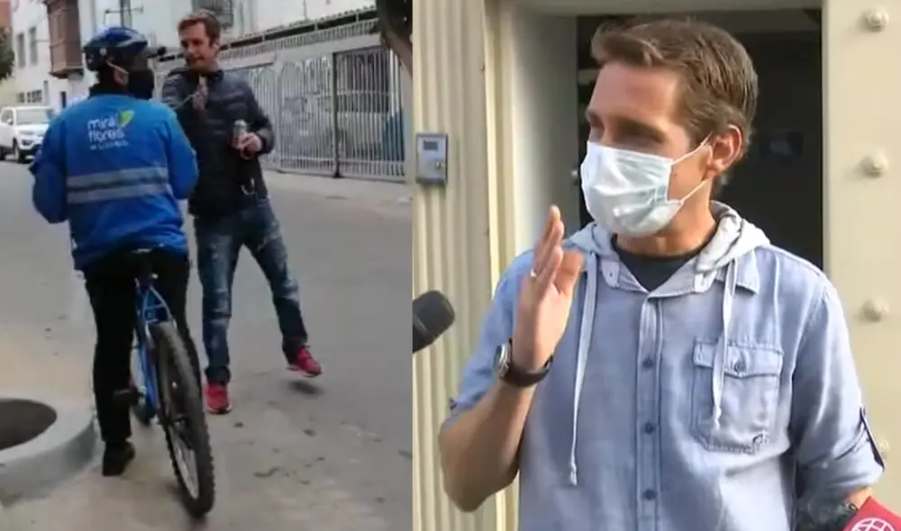 Hombre dijo que tras golpear al sereno de Miraflores, ambos conversaron y se amistaron. (Foto: Captura de video / ATV Noticias)