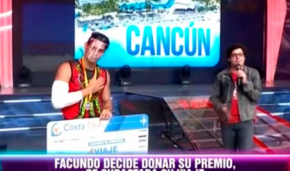 El premio del chico reality cubre el costo de los pasajes, tres noches de estadía, alimentación, impuestos y traslados. Foto: captura América TV