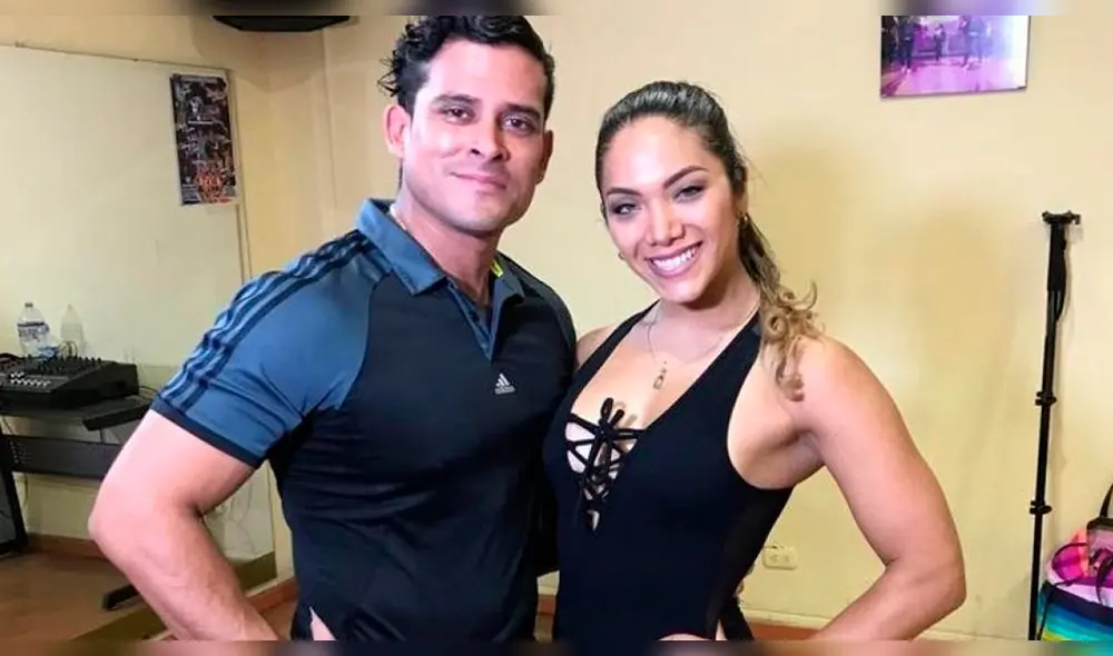 Christian Domínguez e Isabel Acevedo