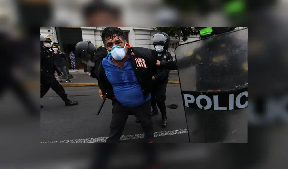 Manifestación de construcción civil CGTP. Créditos: Jorge Cerdán / La República Manifestación de construcción civil CGTP. Créditos: Jorge Cerdán / La República