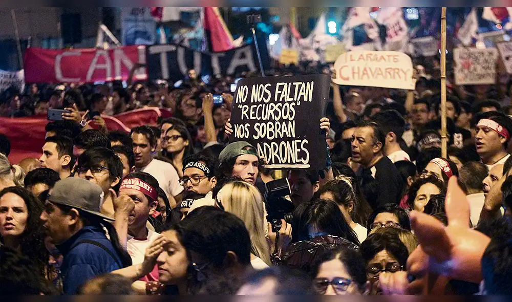 Movilizaciones se intensificarán hasta que Pedro Chávarry se vaya