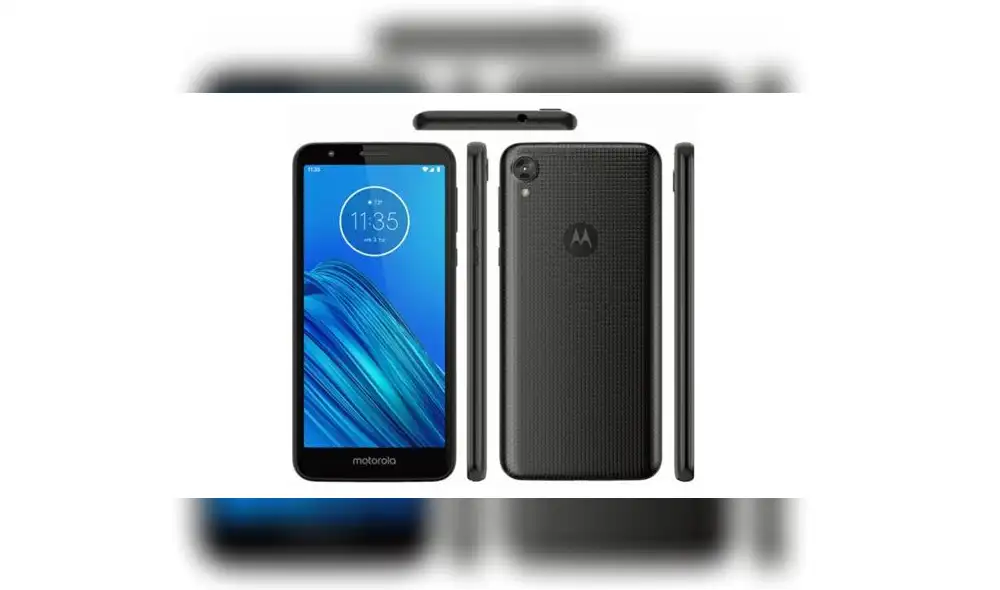Se trata del Motorola E6. Se trata del Motorola E6.