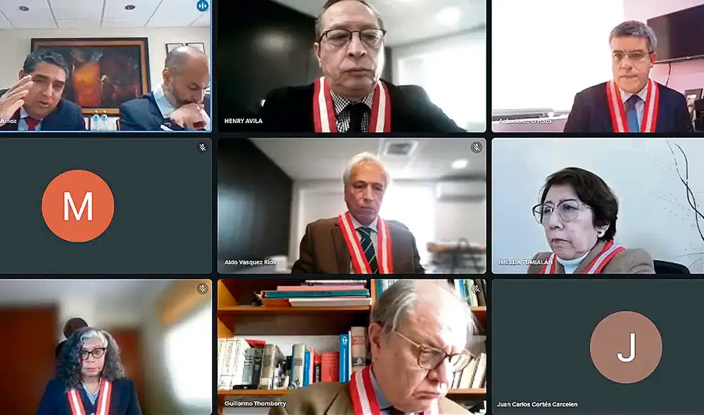 Audiencia. Víctor Raúl Rodríguez Monteza presentó sus descargos ante la JNJ. Foto: difusión