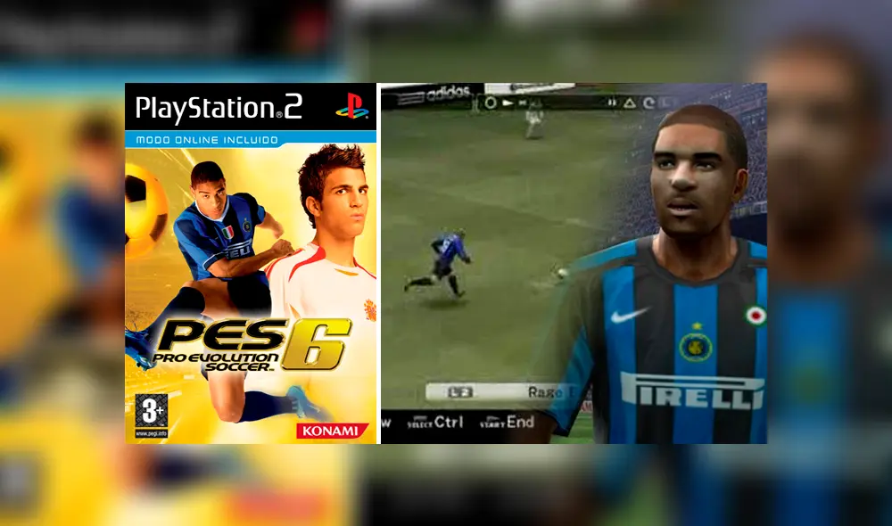 Adriano, un auténtico símbolo de PES 6 fue recordado con sus goles en el juego por el 20 aniversario de la PlayStation 2.