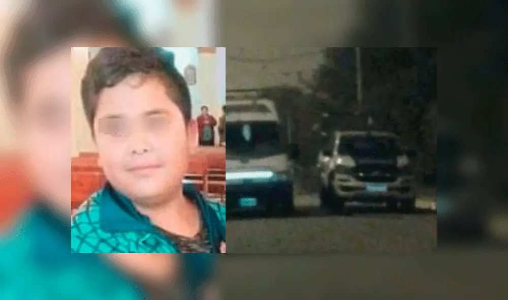 El niño se despidió de su madre mientras era llevado al hospital. Foto: Qué Pasa Salta.