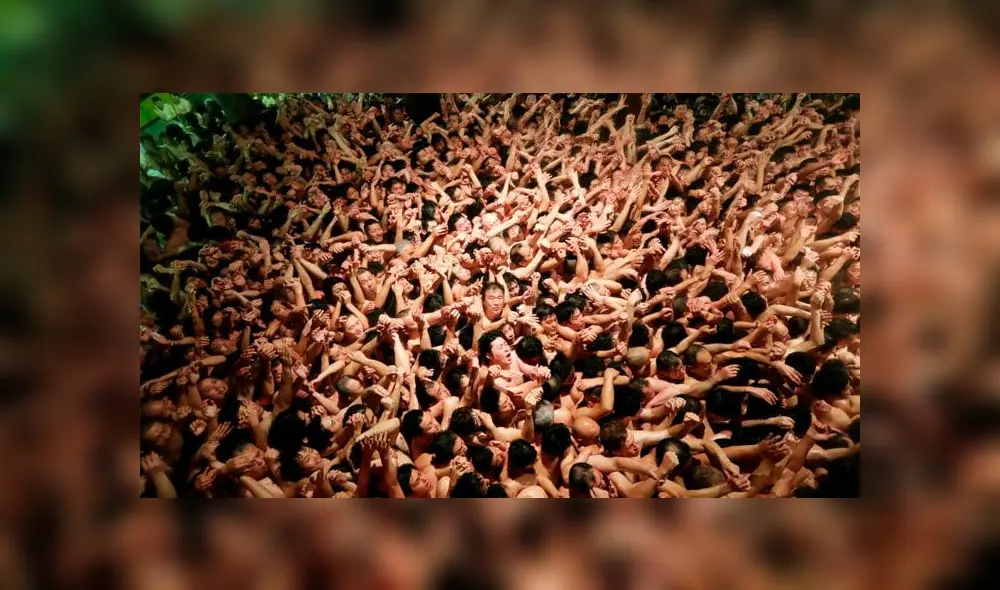 Japón: miles se reúnen para el ‘Festival del hombre desnudo’ anual