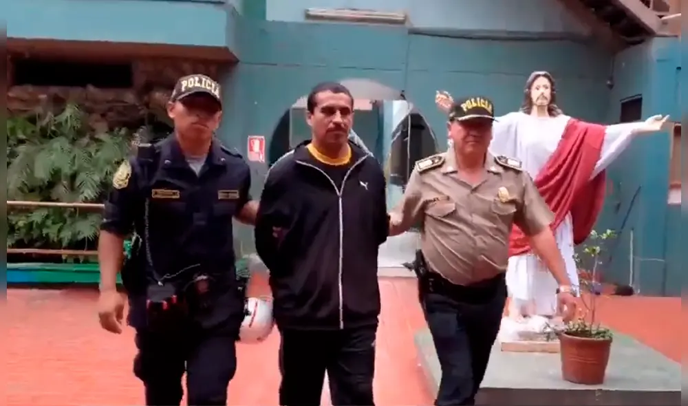El sujeto fue identificado como Jack Ramos, de 41 años de edad. (Foto: Captura video) El sujeto fue identificado como Jack Ramos, de 41 años de edad. (Foto: Captura video)