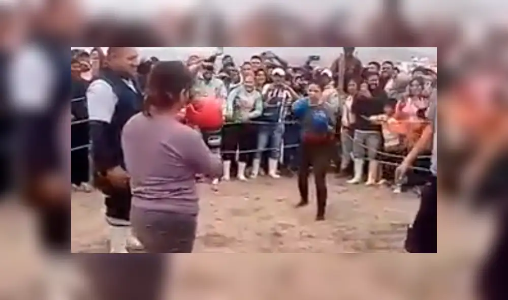 Facebook viral: increíble pelea de boxeo entre peruana y venezolana enfada a usuarios [VIDEO]
