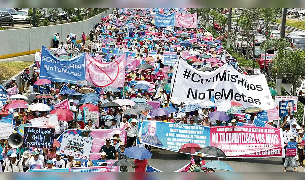 Colectivos conservadores arremeten contra política de igualdad de género Colectivos conservadores arremeten contra política de igualdad de género