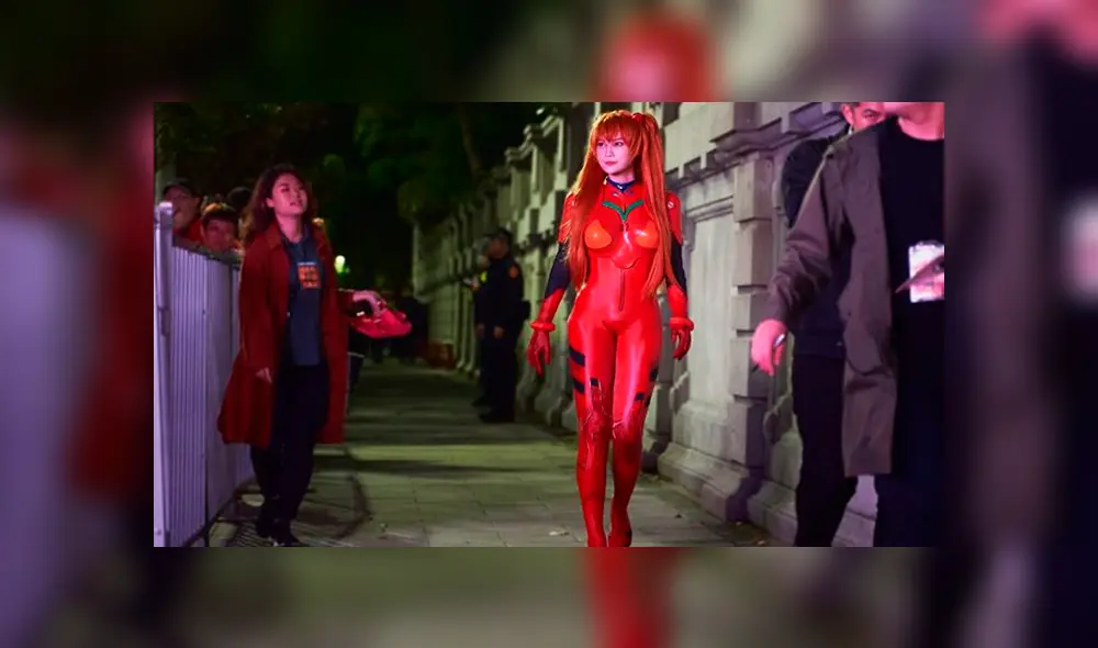 La candidata se visitó como un popular personaje del anime y cautivó a miles de jóvenes 'otakus'.