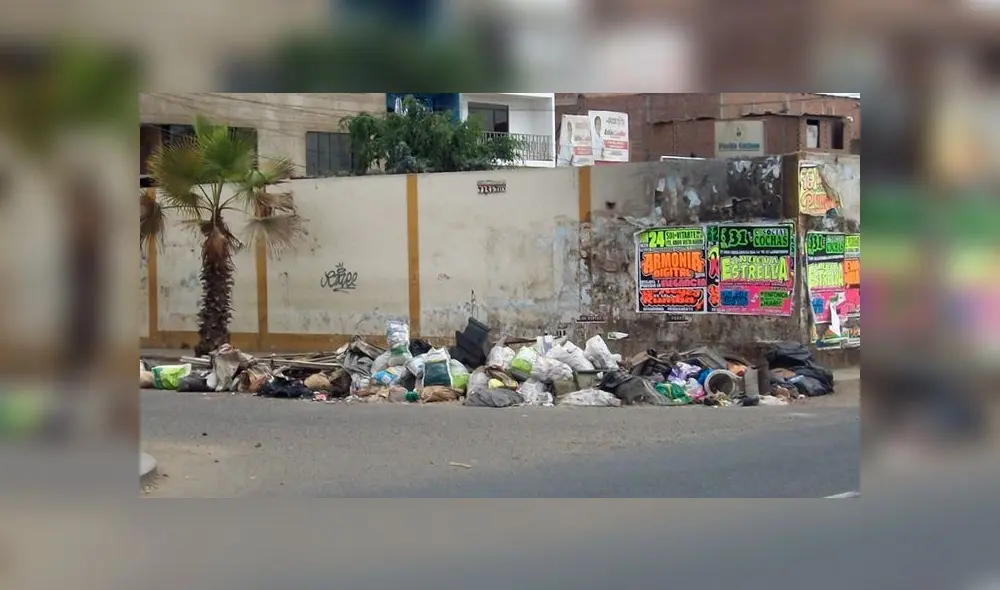 Ate Vitarte: vecinos preocupados ante la presencia de basura cerca a hospital