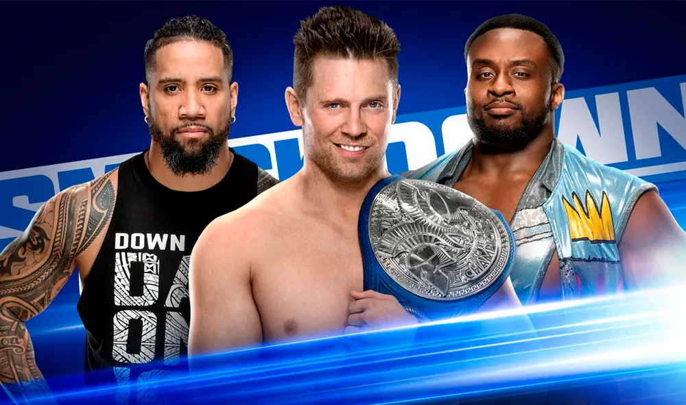 The Miz vs. Jay Uso vs. Big-E HOY en WWE SmackDown. Foto: WWE