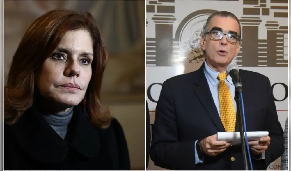 Mercedes Aráoz y Pedro Olaechea.