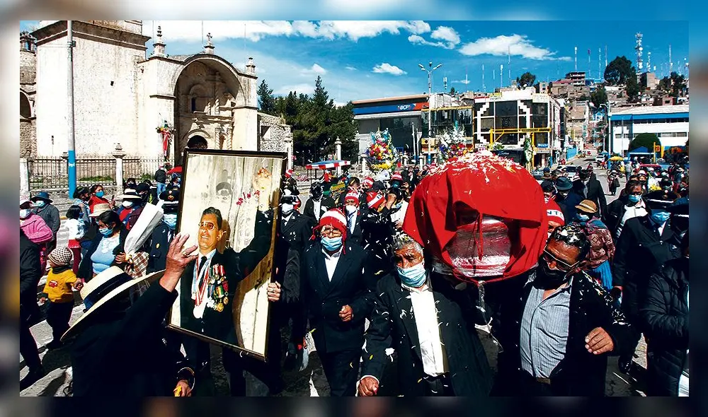 ADIÓS. Luis Cáceres, fue enterrado en mausoleo familiar.