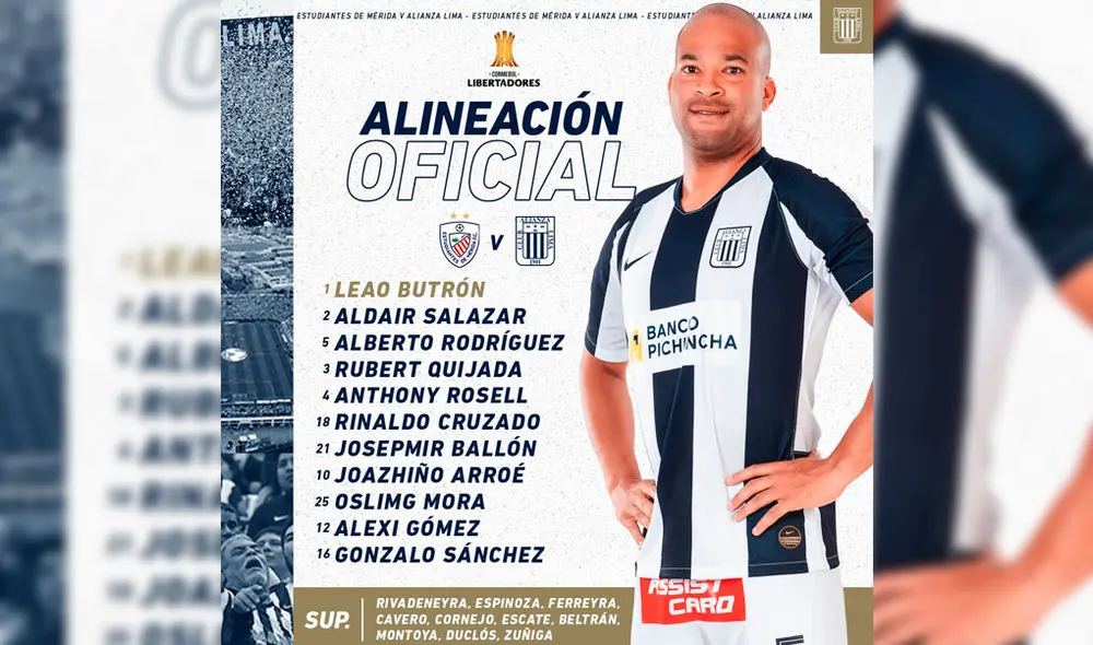 Alianza Lima enfrentará a Estudiantes de Mérida por la tercera fecha del Grupo F. Foto: Prensa Alianza Lima