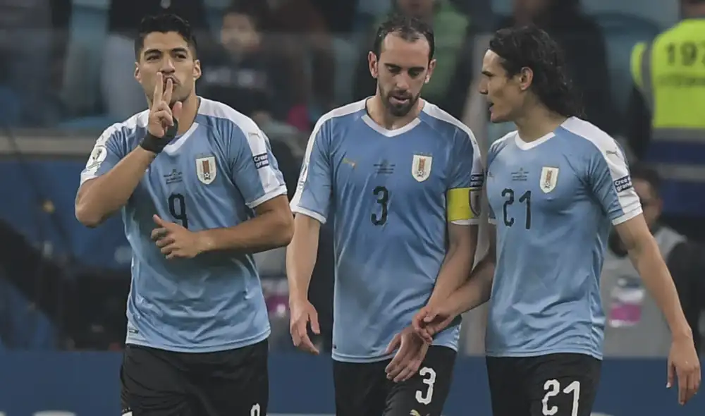 Cavani salió campeón de la Copa América en el 2011 con Uruguay. Foto: AFP