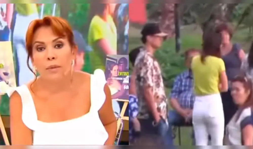 Magaly Medina muestra imágenes de Jazmín Pinedo y Gino Assereto