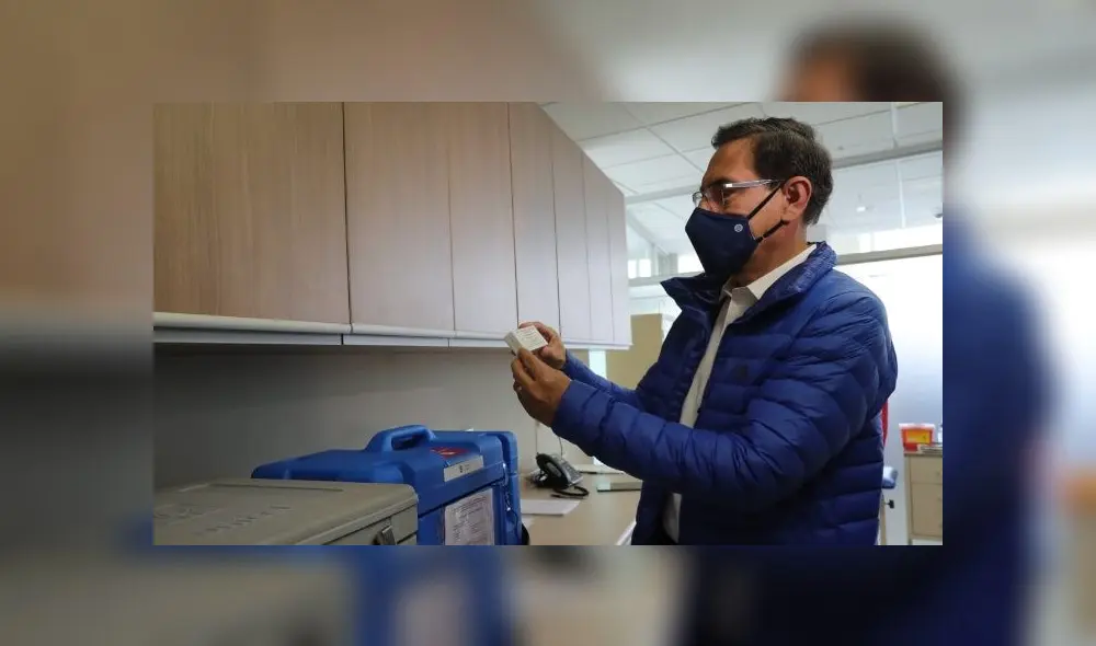 Martín Vizcarra vacuna. Foto: Presidencia Perú