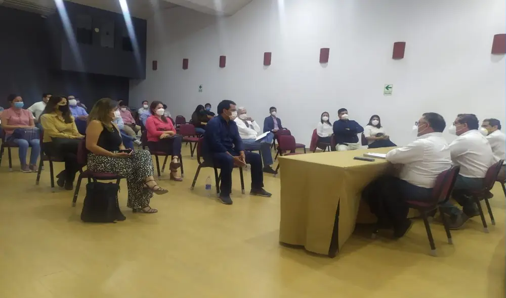 Tambien hubo reunión con representantes de las empresas agroindustriales a fin de analizar la problemática del sector. Foto: Difusión