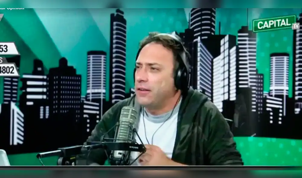 Carlos Galdós recibe insulto por atacar a Alan García durante programa en vivo [VIDEO]
