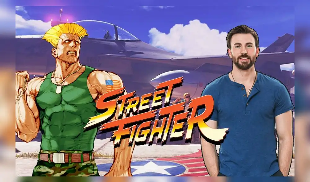 Chris Evans fue retratado como el temible Guile.