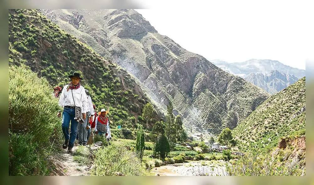 yanapuquio. Aquí se hará este embalse que dotará de agua al valle de Tambo. yanapuquio. Aquí se hará este embalse que dotará de agua al valle de Tambo.