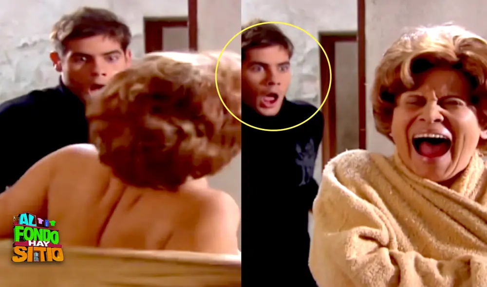 El desnudo de doña Nelly en "Al fondo hay sitio" llegó en la temporada 2 de la serie de América TV. Foto: composición LR/América TV El desnudo de doña Nelly en "Al fondo hay sitio" llegó en la temporada 2 de la serie de América TV. Foto: composición LR/América TV