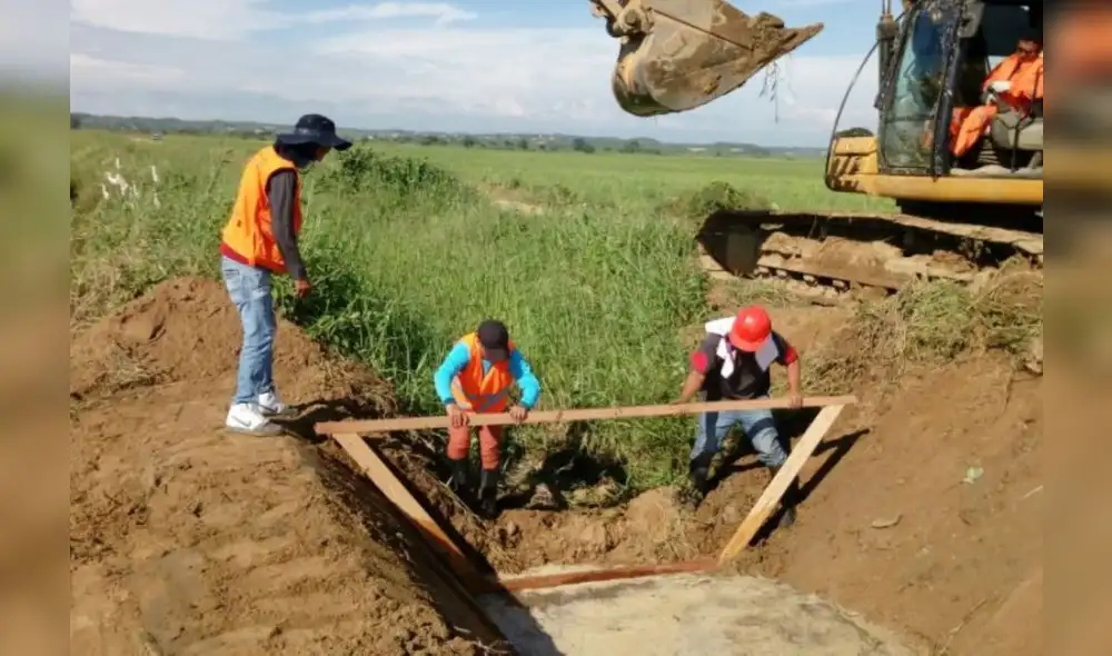 Riego en el campo Riego en el campo