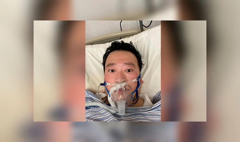 Li Wenliang, el médico chino que alertó del nuevo coronavirus pero fue silenciado por su gobierno. Captura de video.
