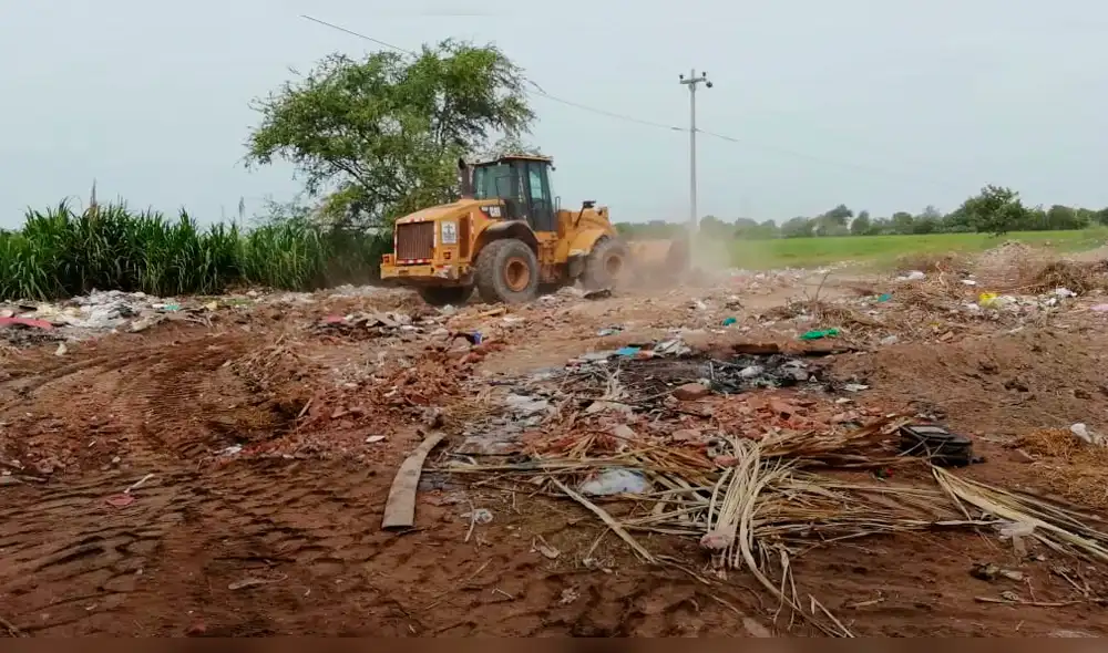 Lambayeque: erradican toneladas de basura en zona cercana al complejo Chotuna-Chornancap