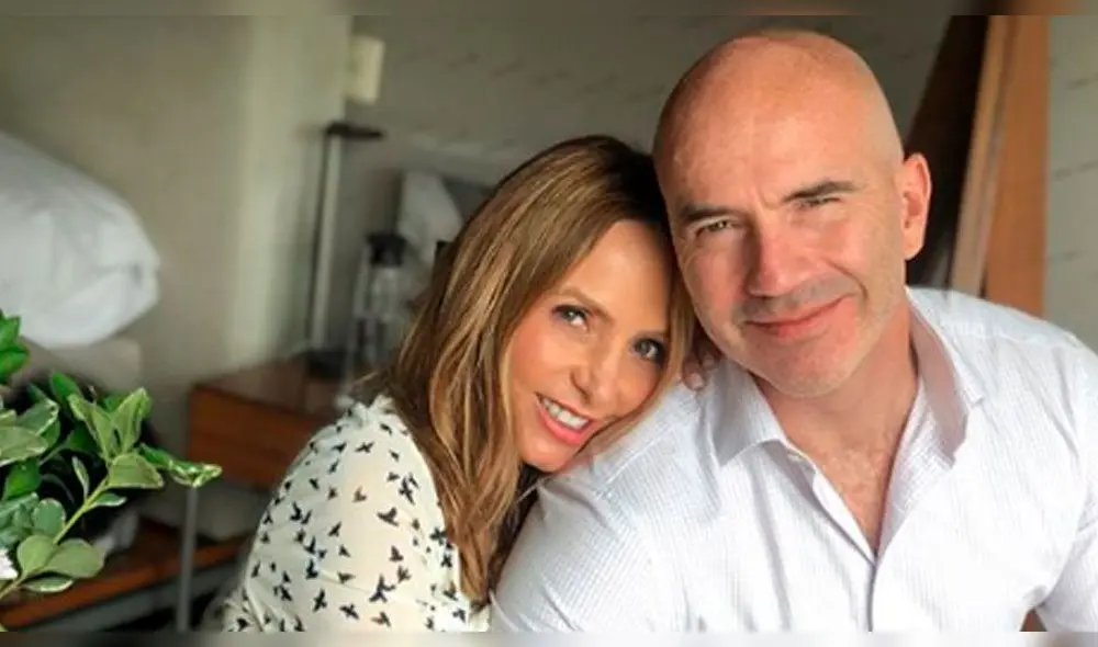 Erika Zaba y su esposo