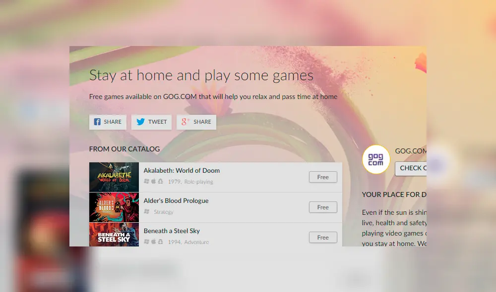 Los 27 títulos son aptos para PC's de gama baja.