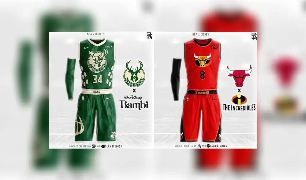 NBA: las camisetas de los equipos inspirados en personajes de Disney. Foto: Slam Studios