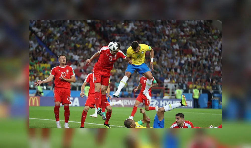 Brasil vs Serbia: Thiago Silva anota el 2-0, el gol de la tranquilidad por Rusia 2018