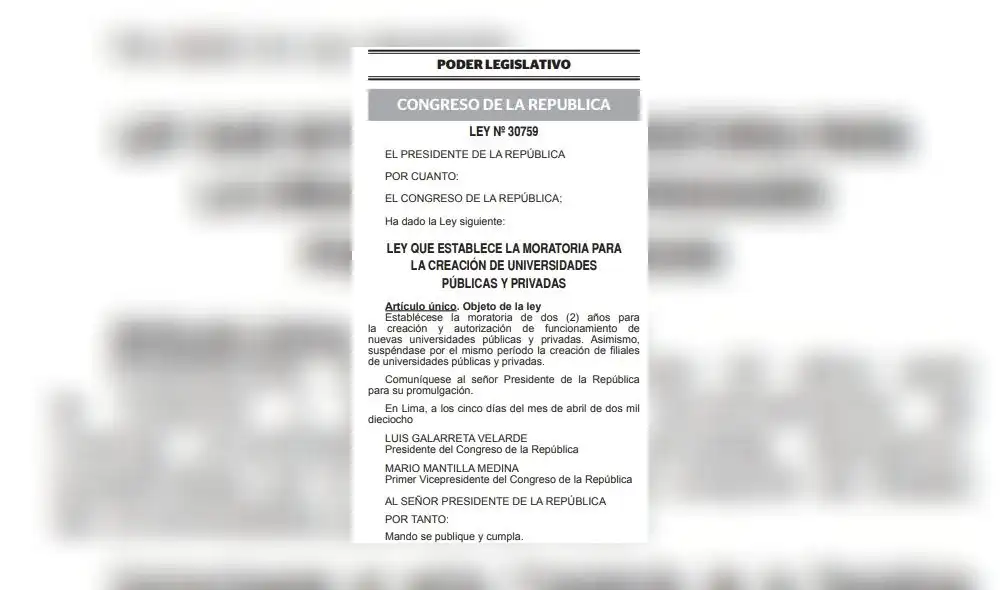 Sunedu evalúa dar luz verde a nuevas filiales universitarias pese a prohibición 