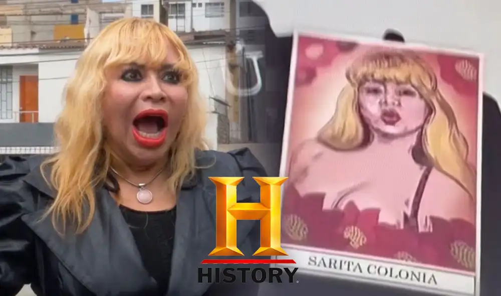 El blooper de History Channel con Susy Díaz. Foto: composición/captura de History Channel/LR El blooper de History Channel con Susy Díaz. Foto: composición/captura de History Channel/LR