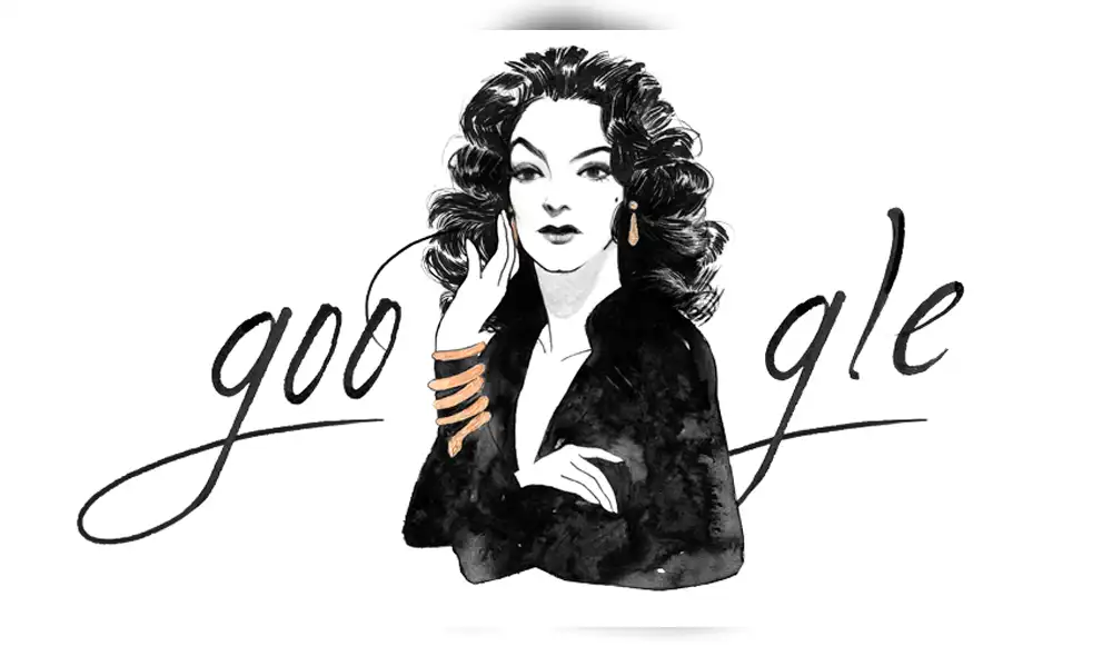 María Félix, ícono del cine mexicano es recordado con un Doodle por Google