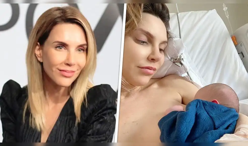 Juliana Oxenford comparte momento madre e hijo en su cuenta de Instagram. | Foto: composición Instagram