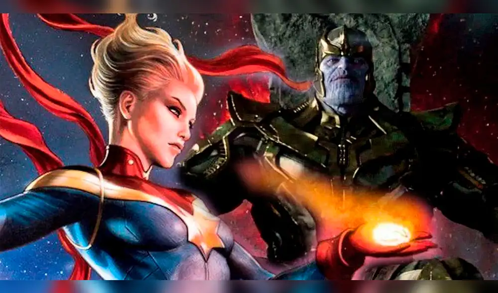 Avengers 4: Thanos cae ante la fuerza de Capitana Marvel en fotos virales