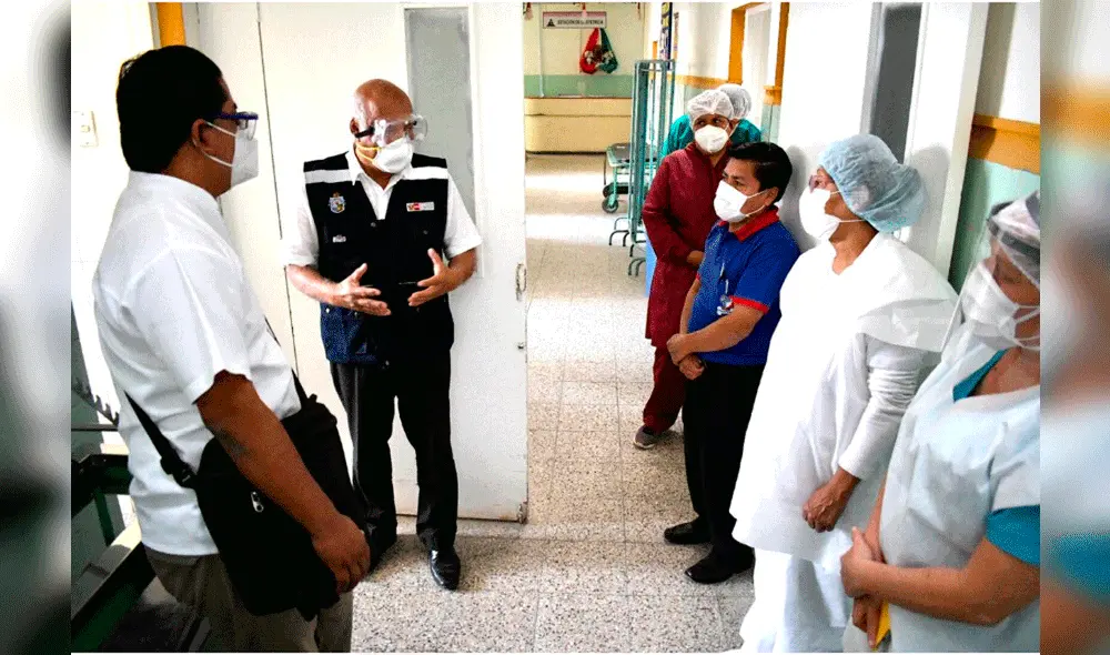 Víctor Echeandía asumió el compromiso de mejorar las condiciones del hospital. Víctor Echeandía asumió el compromiso de mejorar las condiciones del hospital.