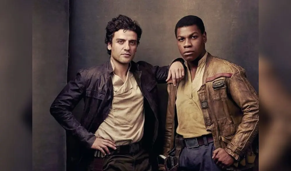 Finn y Poe, personajes de Star Wars: The force awakens Finn y Poe, personajes de Star Wars: The force awakens